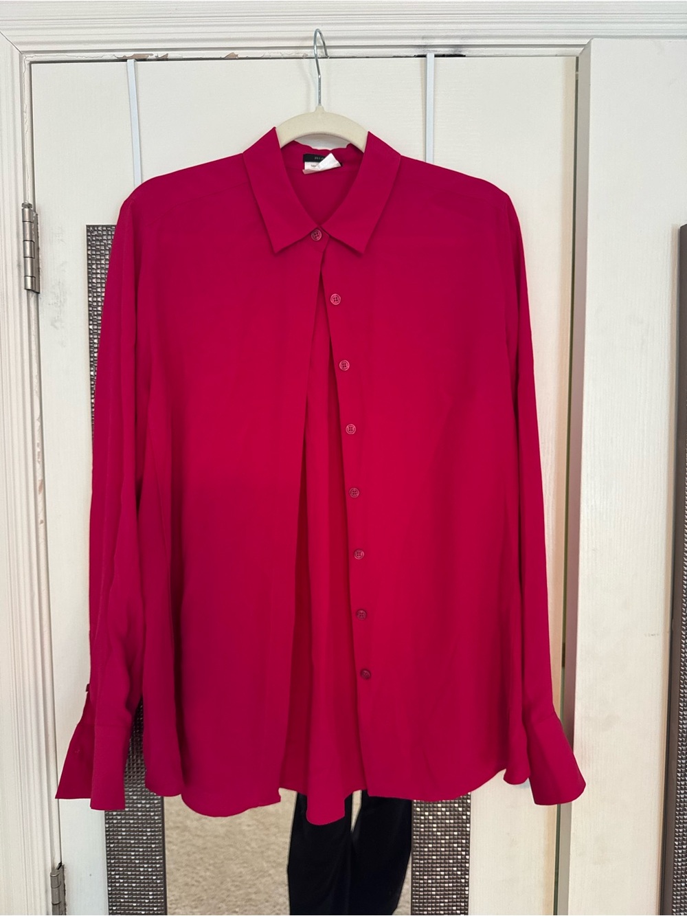 RIANI Hot Pink Button-Front Blouse